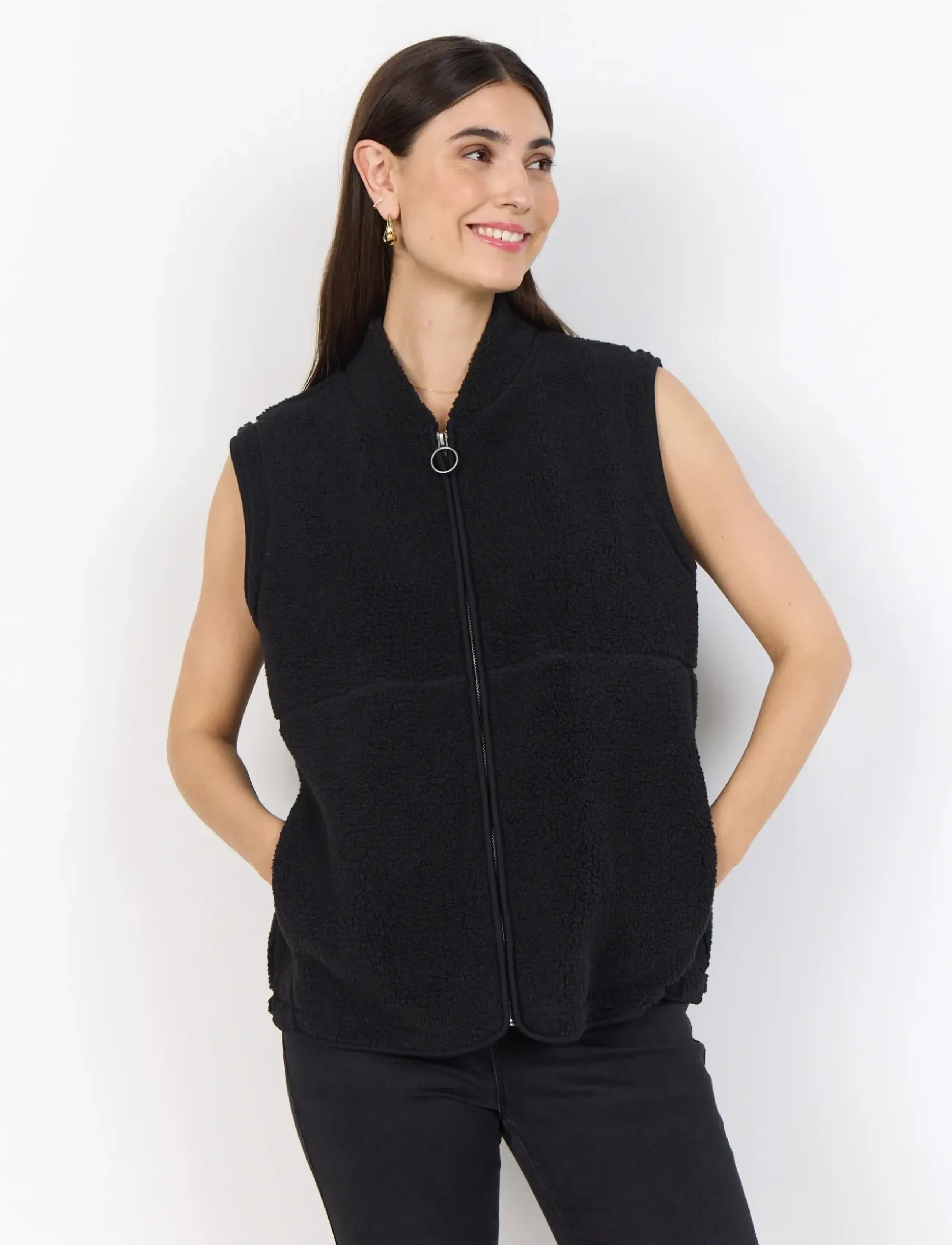 Soyaconcept Sc-Onyx, M, Westen, Schwarz - Fleece & Teddy Frauen