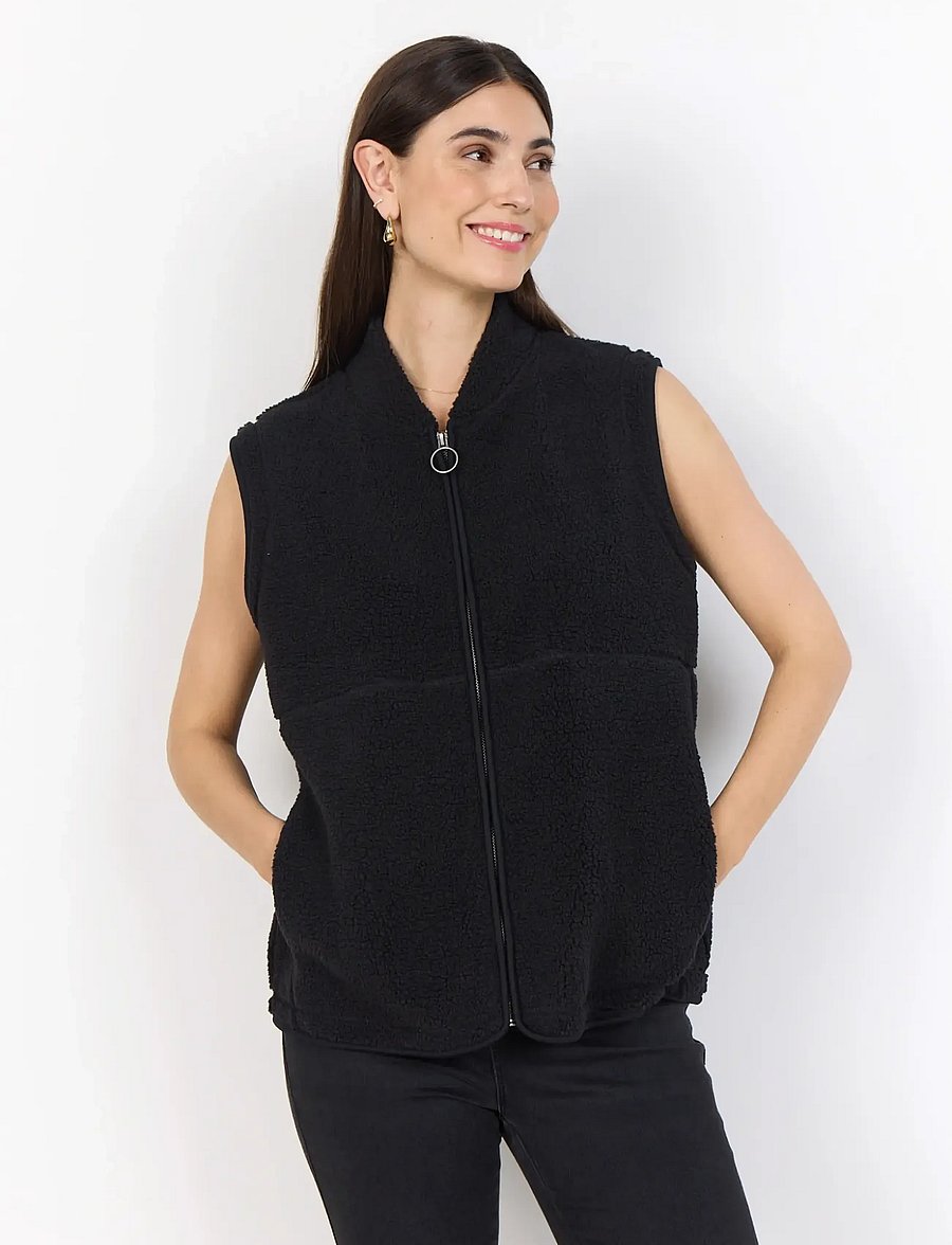 Soyaconcept - SC-ONYX - fleece- und teddy-westen - 9999 black - 0