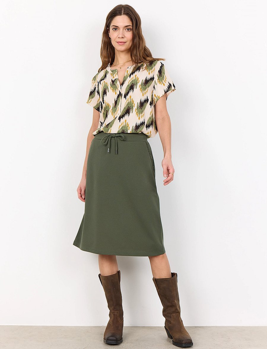 Soyaconcept - SC-SIHAM - midi-röcke - dark army - 3