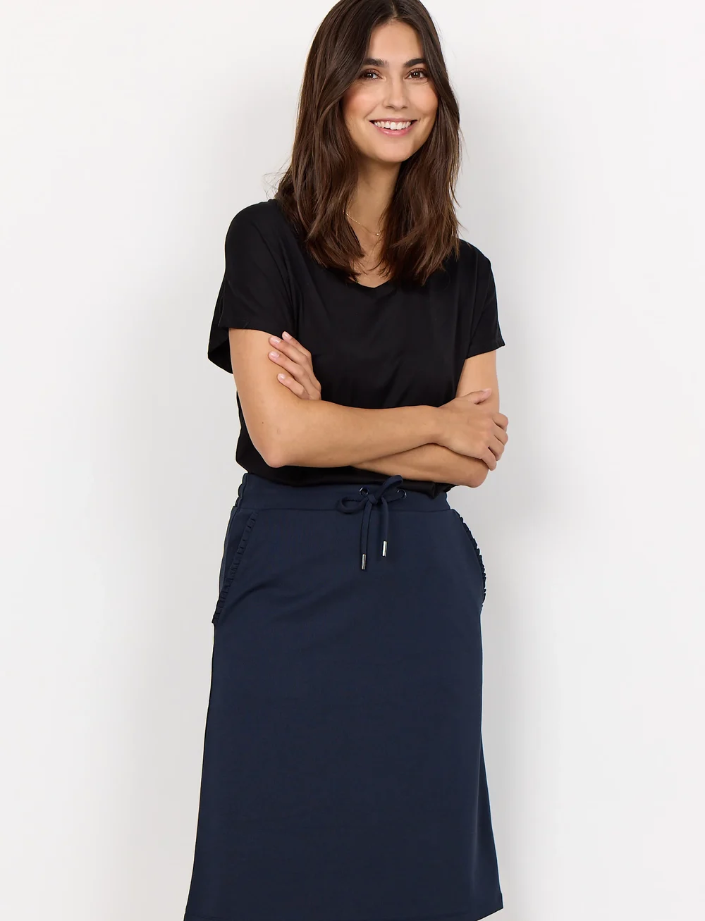 Soyaconcept - SC-SIHAM - midi-röcke - navy - 0