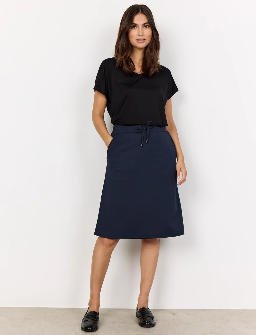 Soyaconcept - SC-SIHAM - midi-röcke - navy - 3