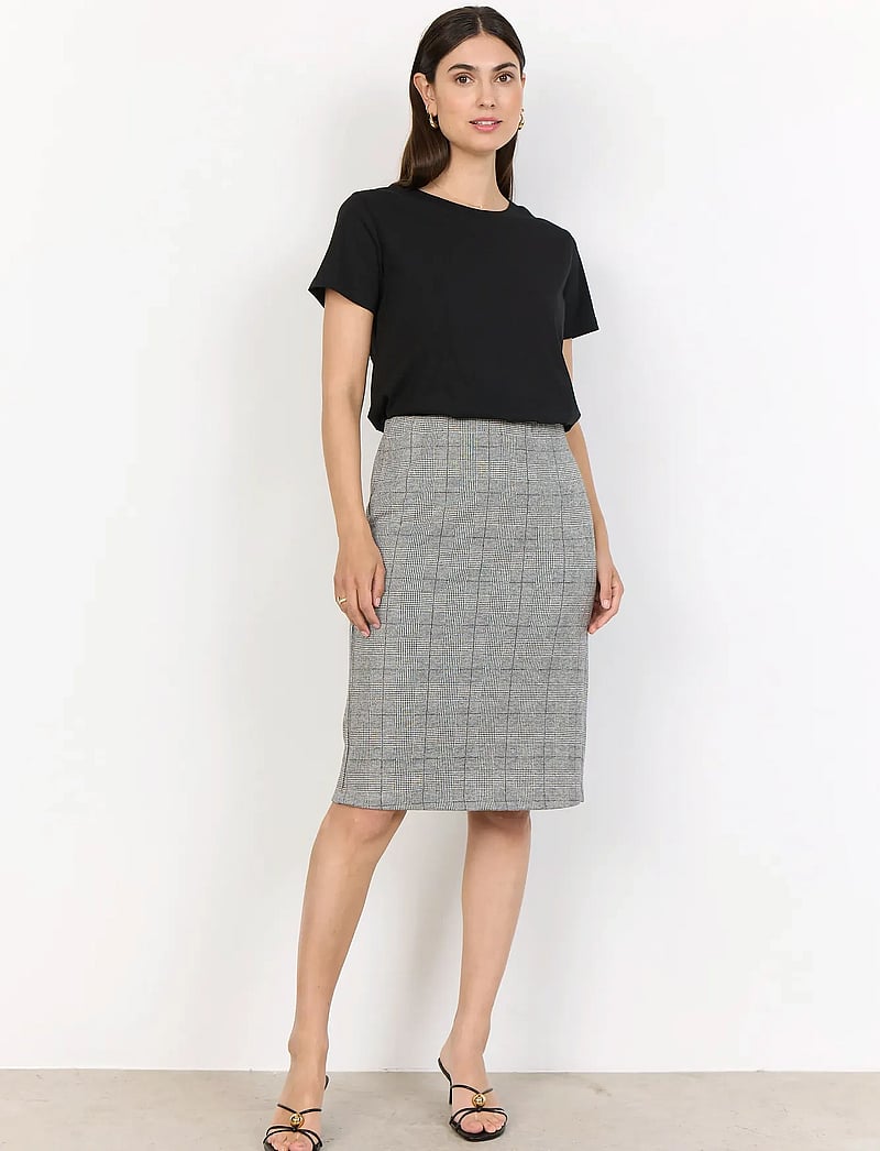 Soyaconcept - SC-PRIX - midi dresses - 99110 lt grey melange combi - 0