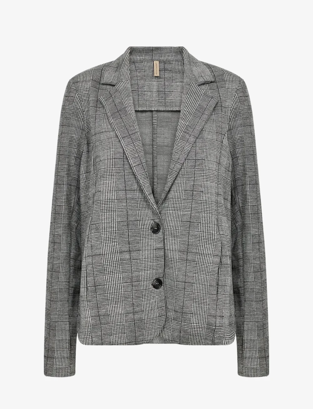 Soyaconcept - SC-PRIX - enkeltradede blazere - 99110 lt grey melange combi - 1
