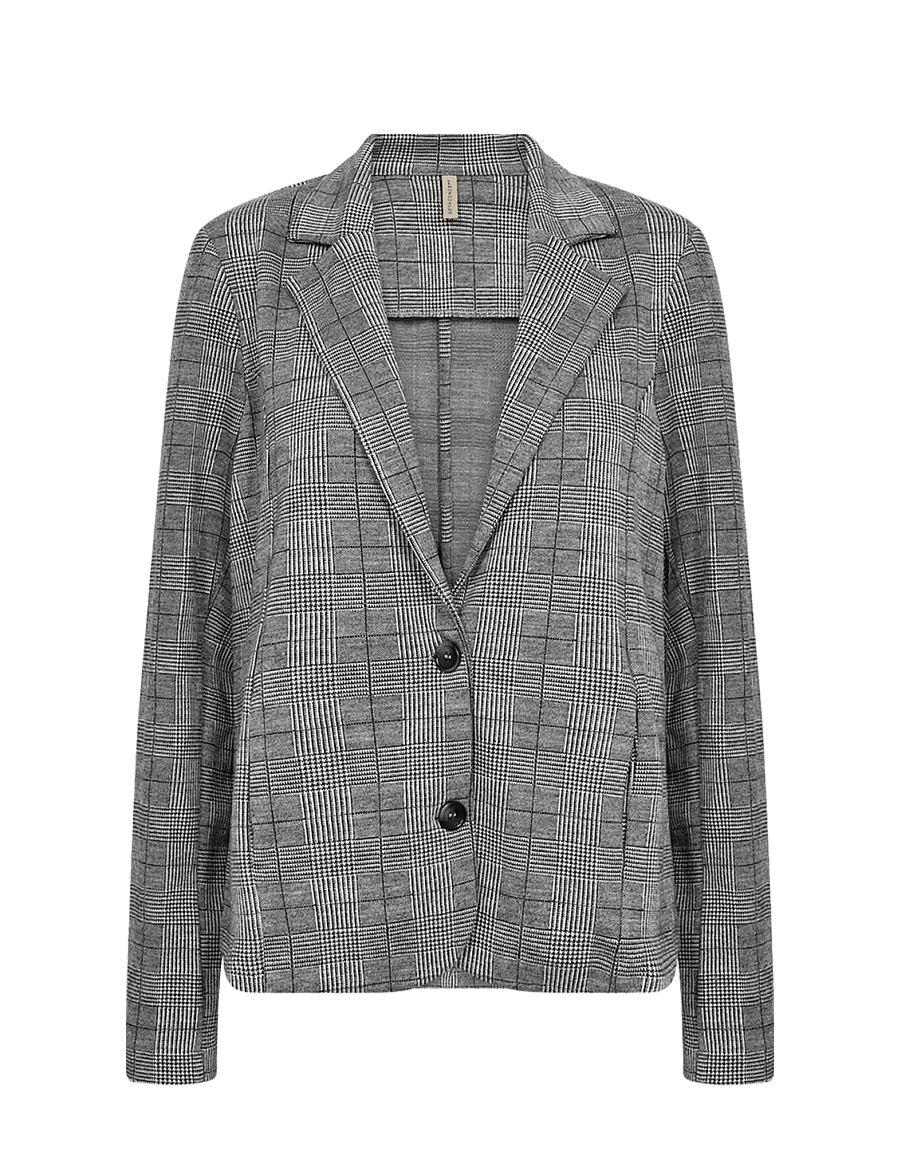 Soyaconcept - SC-PRIX - enkelknäppta kavajer - 99110 lt grey melange combi - 1