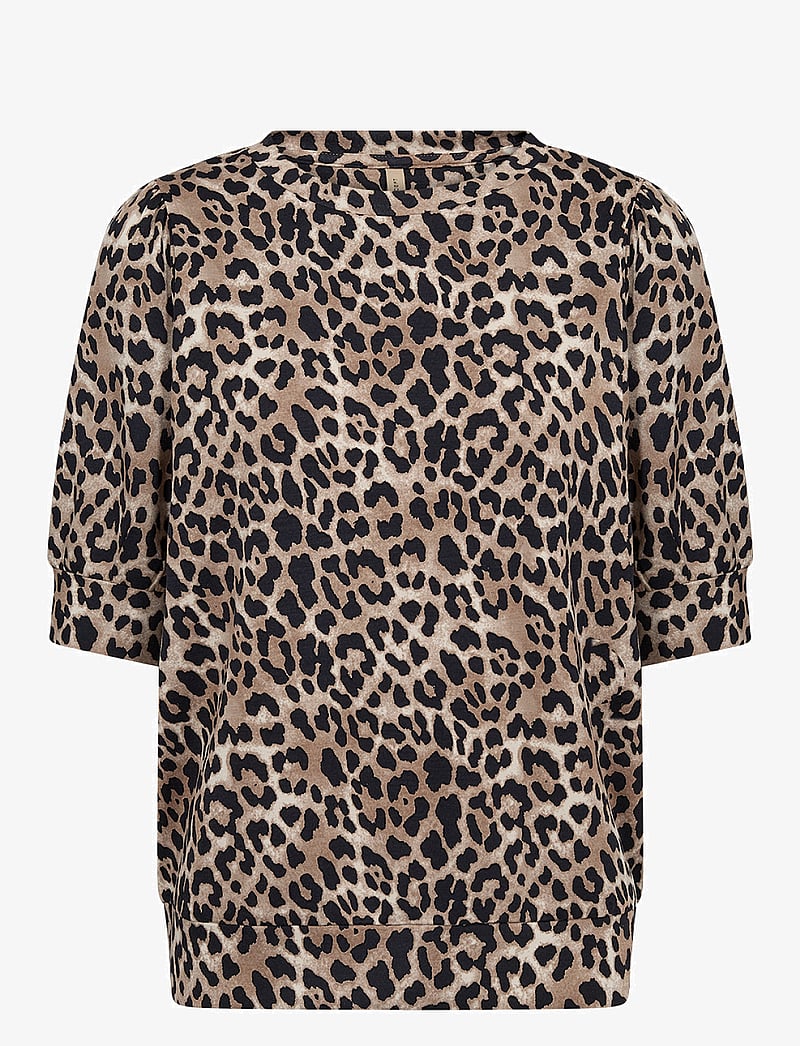 Soyaconcept - SC-OPHIA - kurzämlige blusen - sand combi - 1