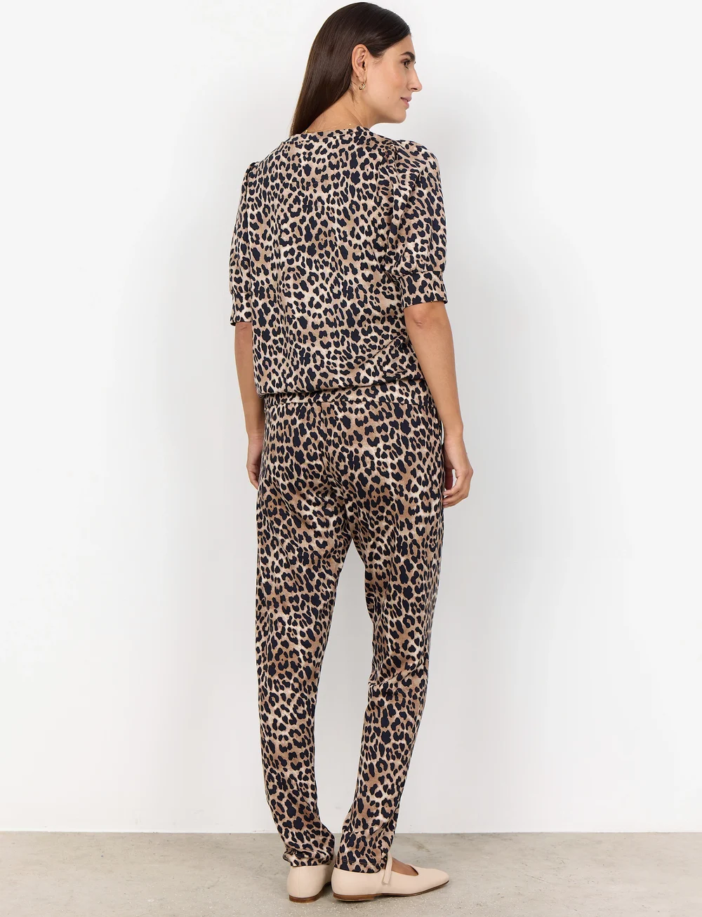 Soyaconcept - SC-OPHIA - kortärmade blusar - sand combi - 3