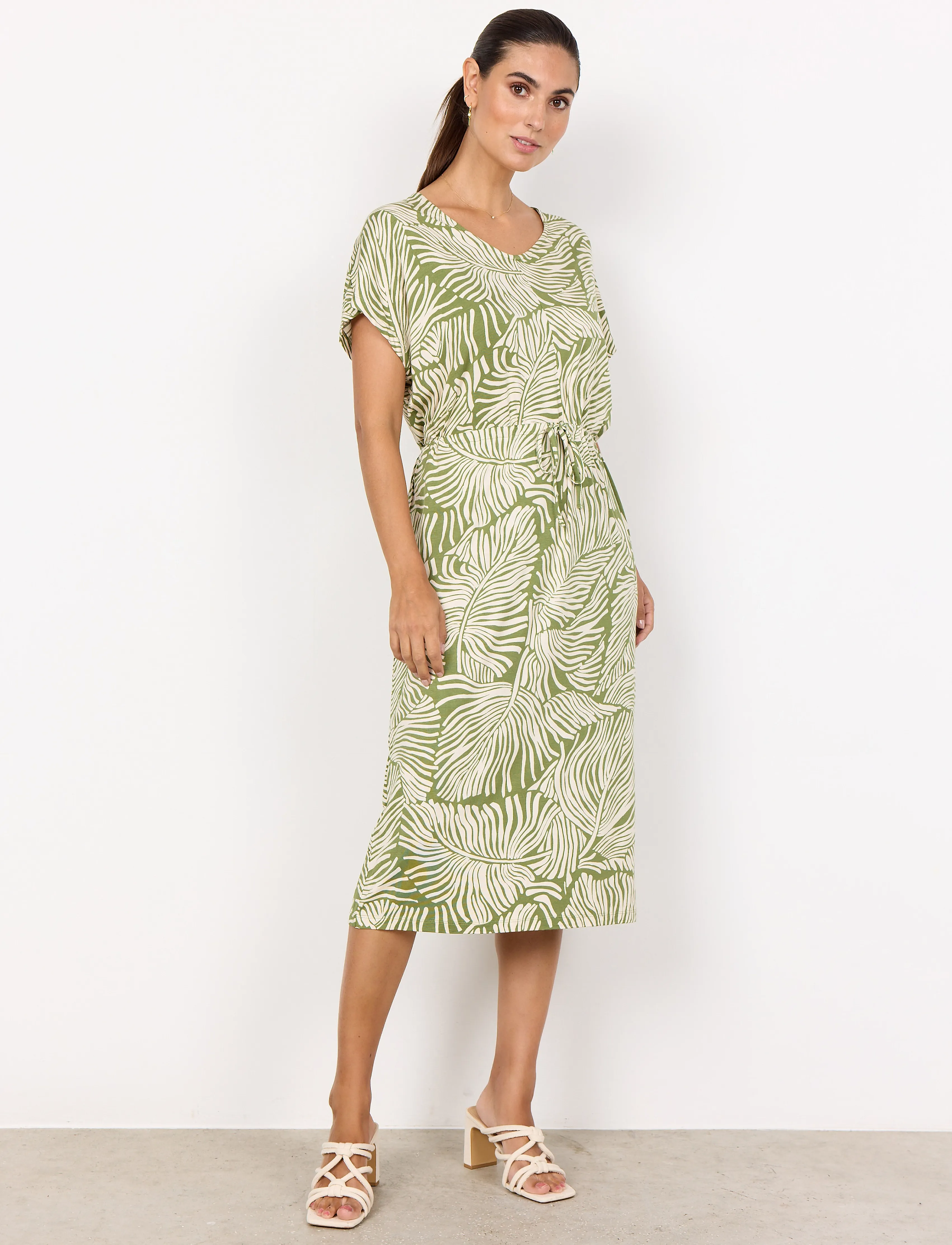 Soyaconcept - SC-MARICA AOP - sommerkleider - calliste green combi - 3