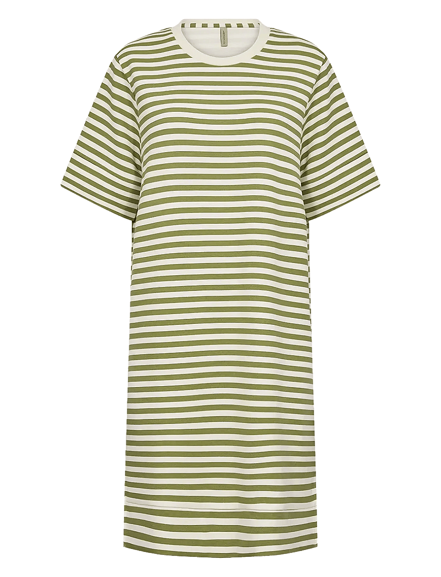 Soyaconcept - SC-BARNI - t-shirt-kleider - calliste green combi - 1