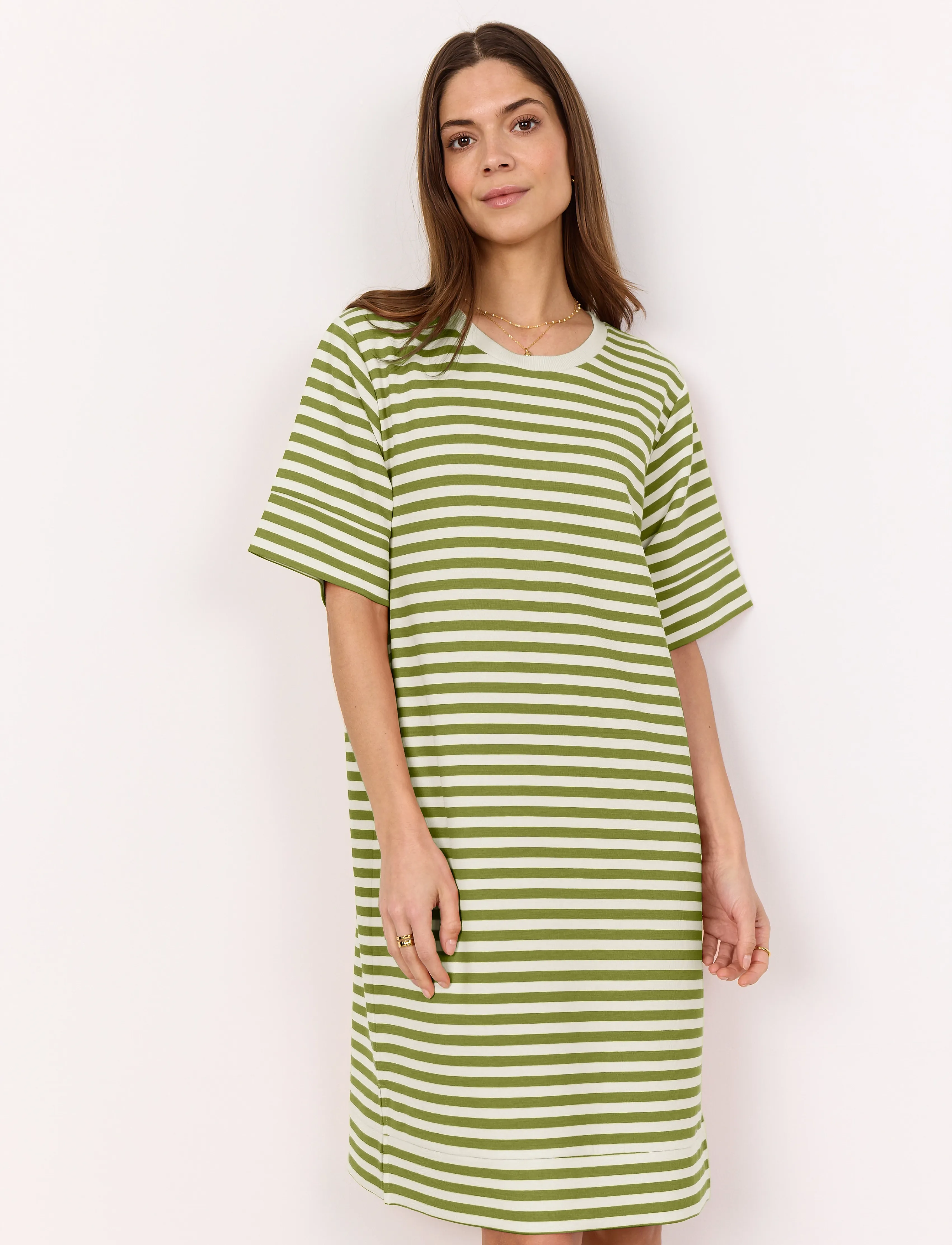 Soyaconcept SC-BARNI - Kjoler - CALLISTE GREEN COMBI / green