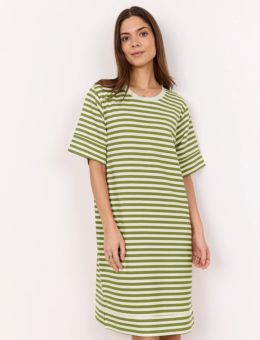Soyaconcept - SC-BARNI - t-shirt-kleider - calliste green combi - 0