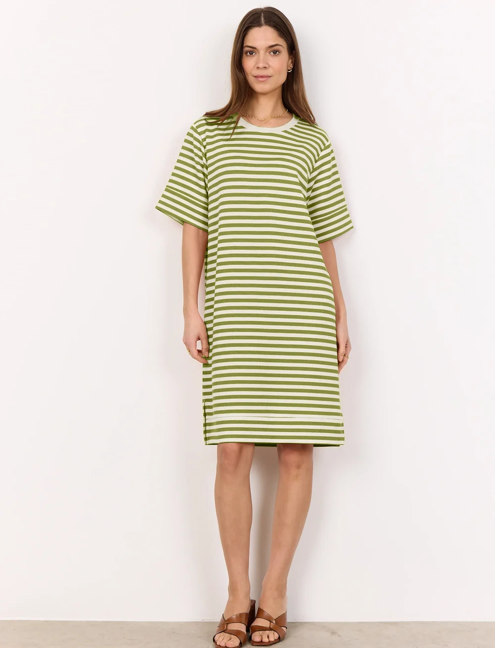 Soyaconcept - SC-BARNI - t-skjortekjoler - calliste green combi - 3