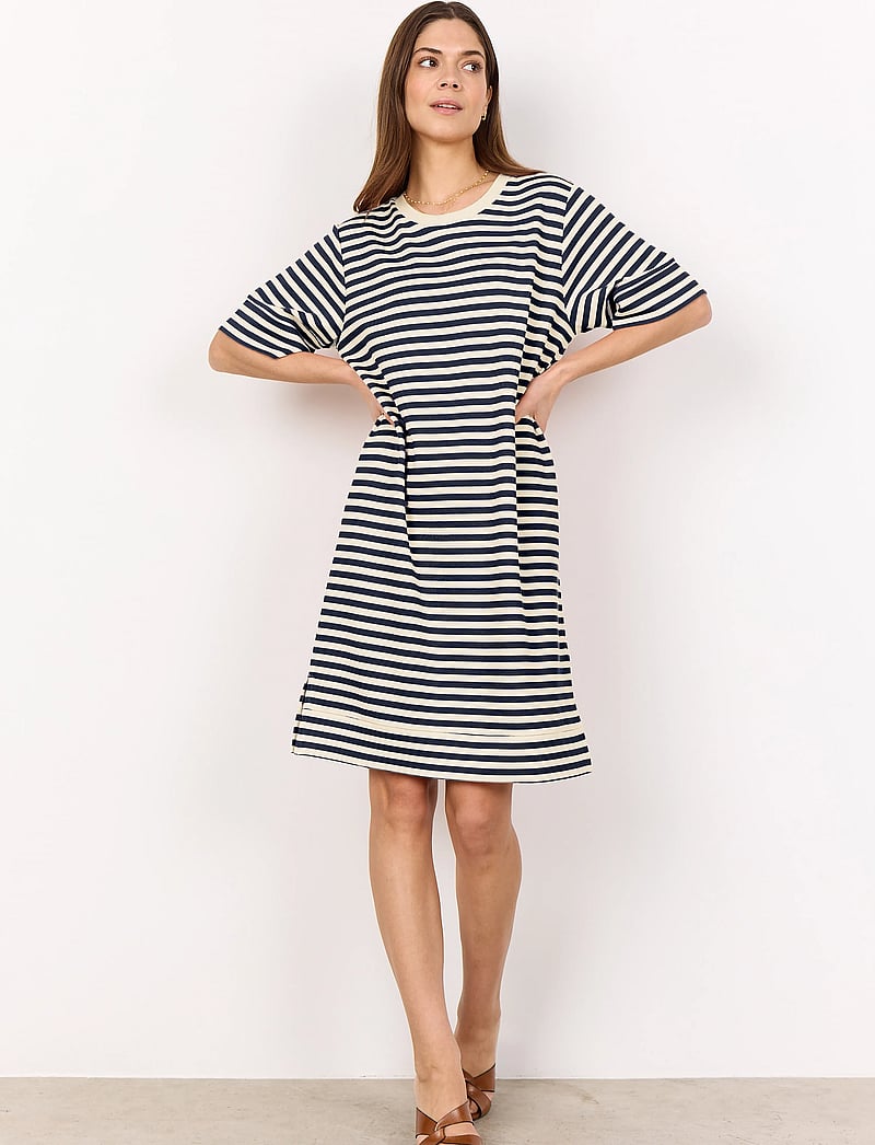 Soyaconcept - SC-BARNI - t-shirt-kleider - navy combi - 3