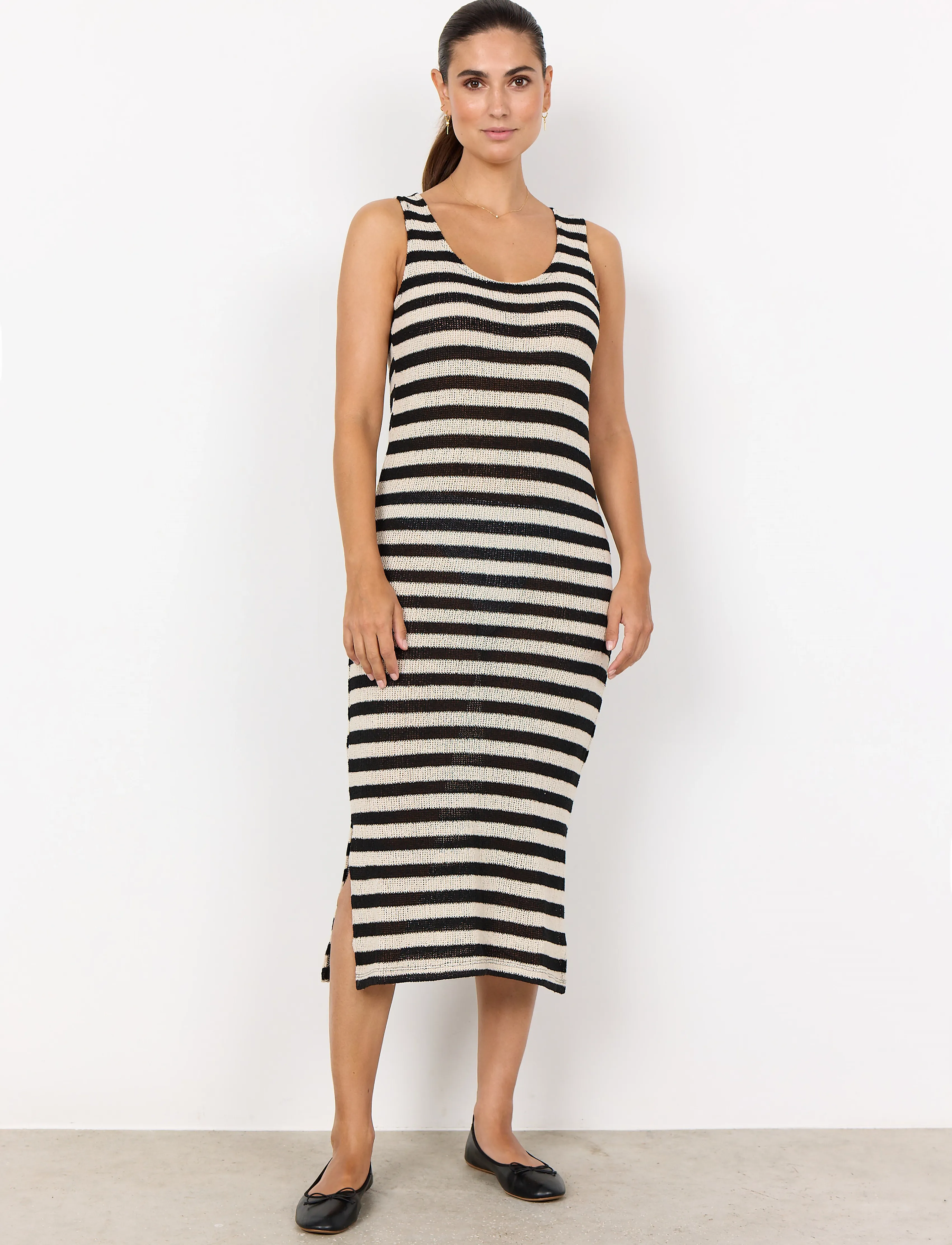 Soyaconcept - SC-ROSENNA - midikleider - black combi - 3
