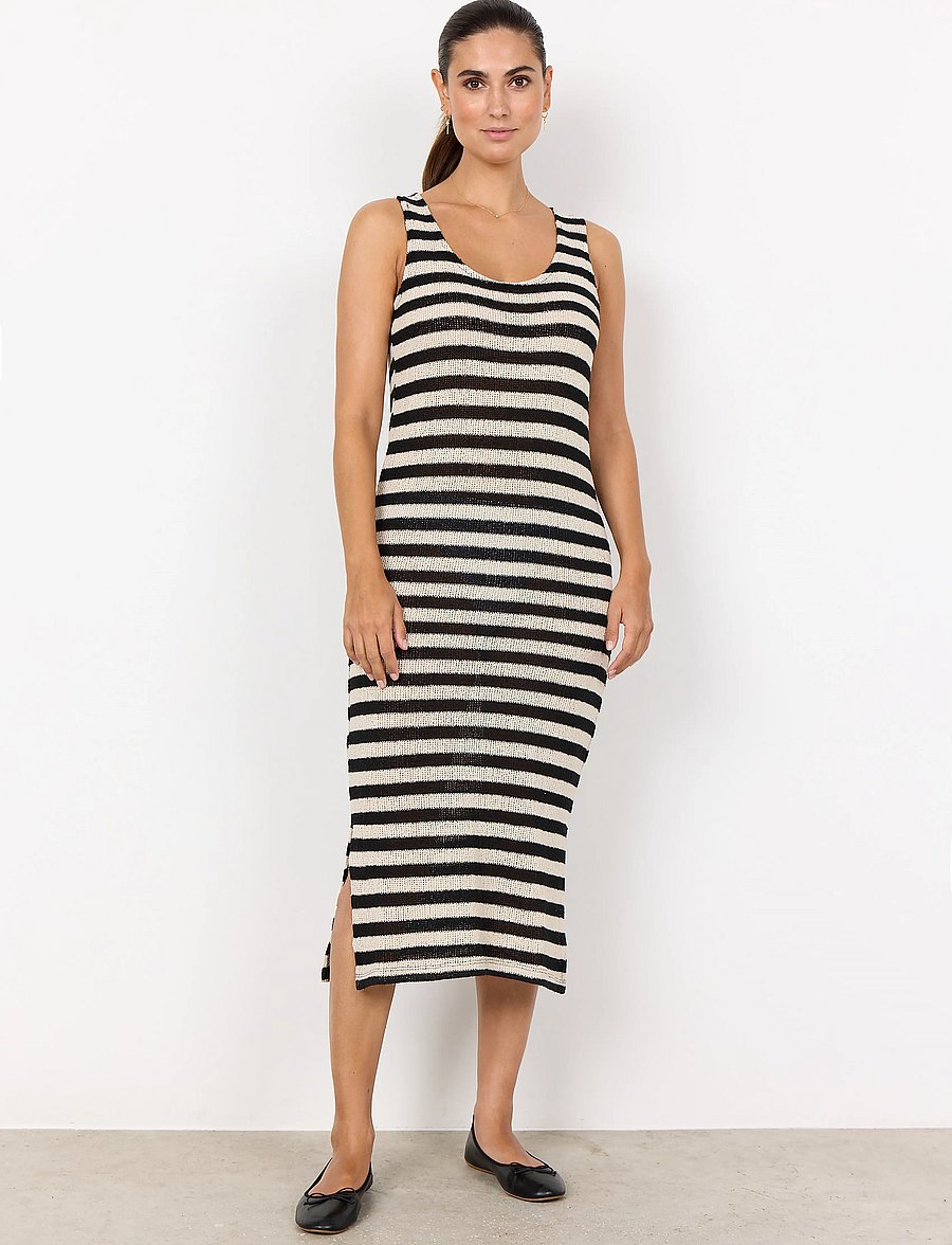 Soyaconcept - SC-ROSENNA - fodralklänningar - black combi - 3