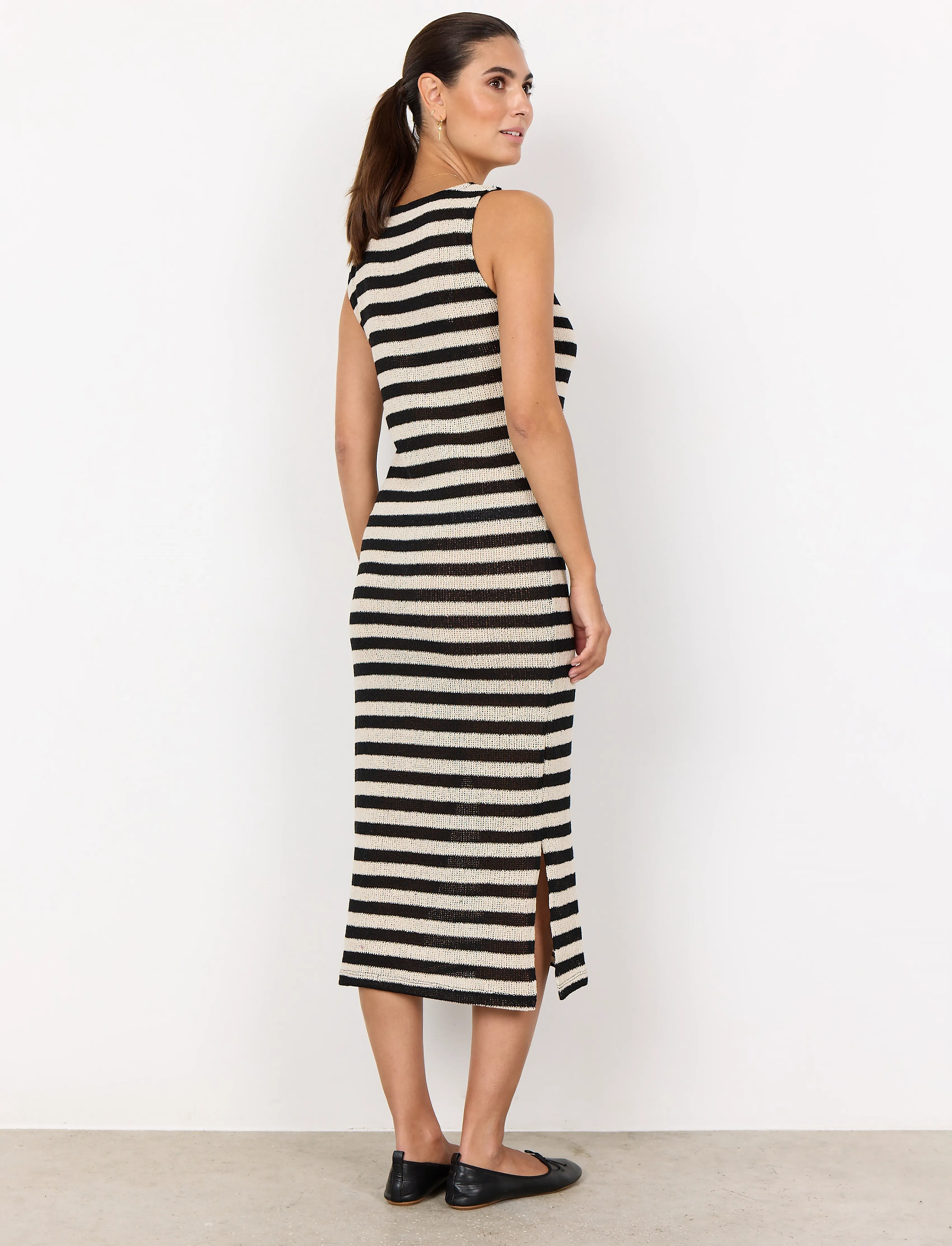 Soyaconcept - SC-ROSENNA - midikleider - black combi - 4