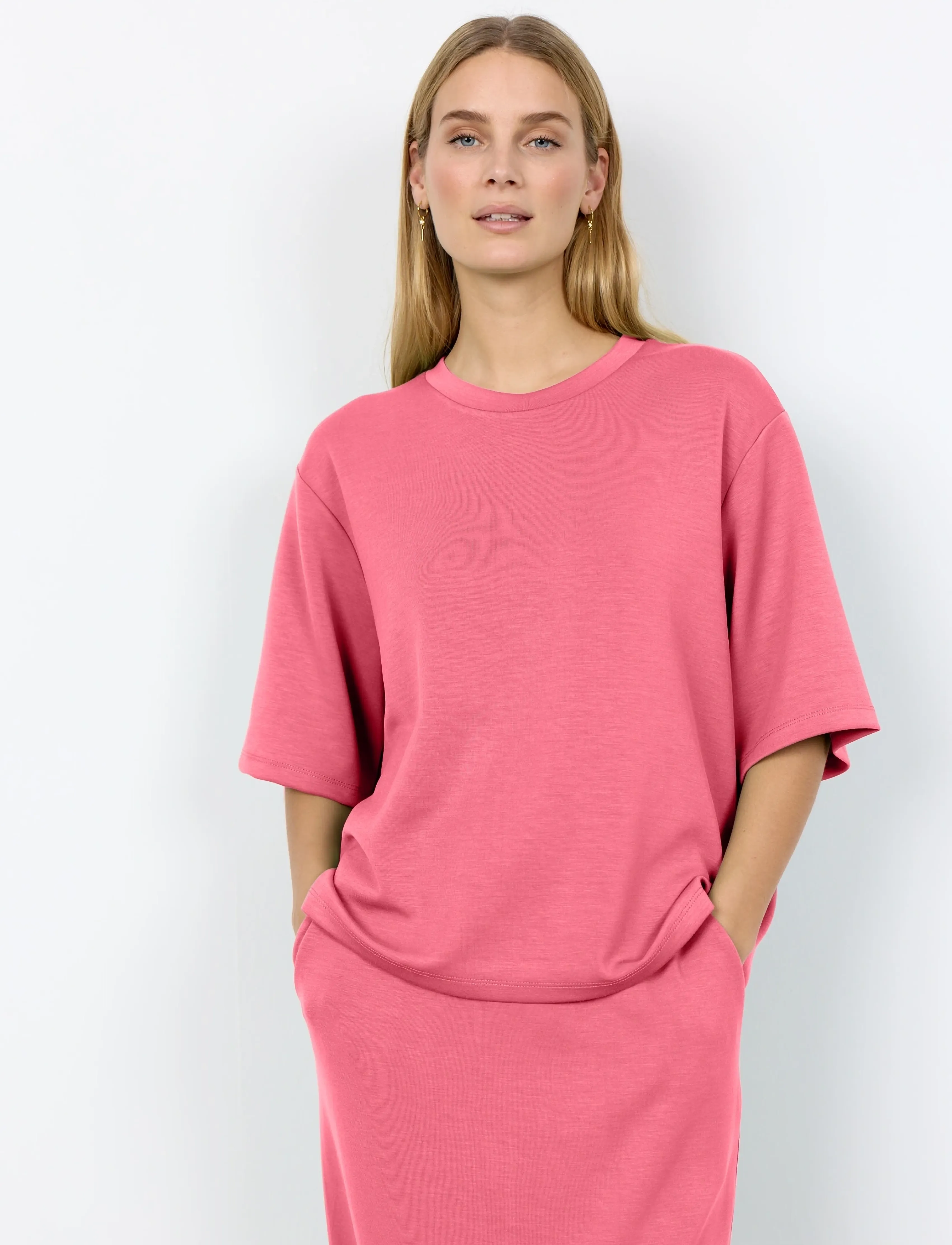 Soyaconcept Sc-Banu, XXL, T-shirts & Oberteile, Rosa - Short-sleeved, Frauen