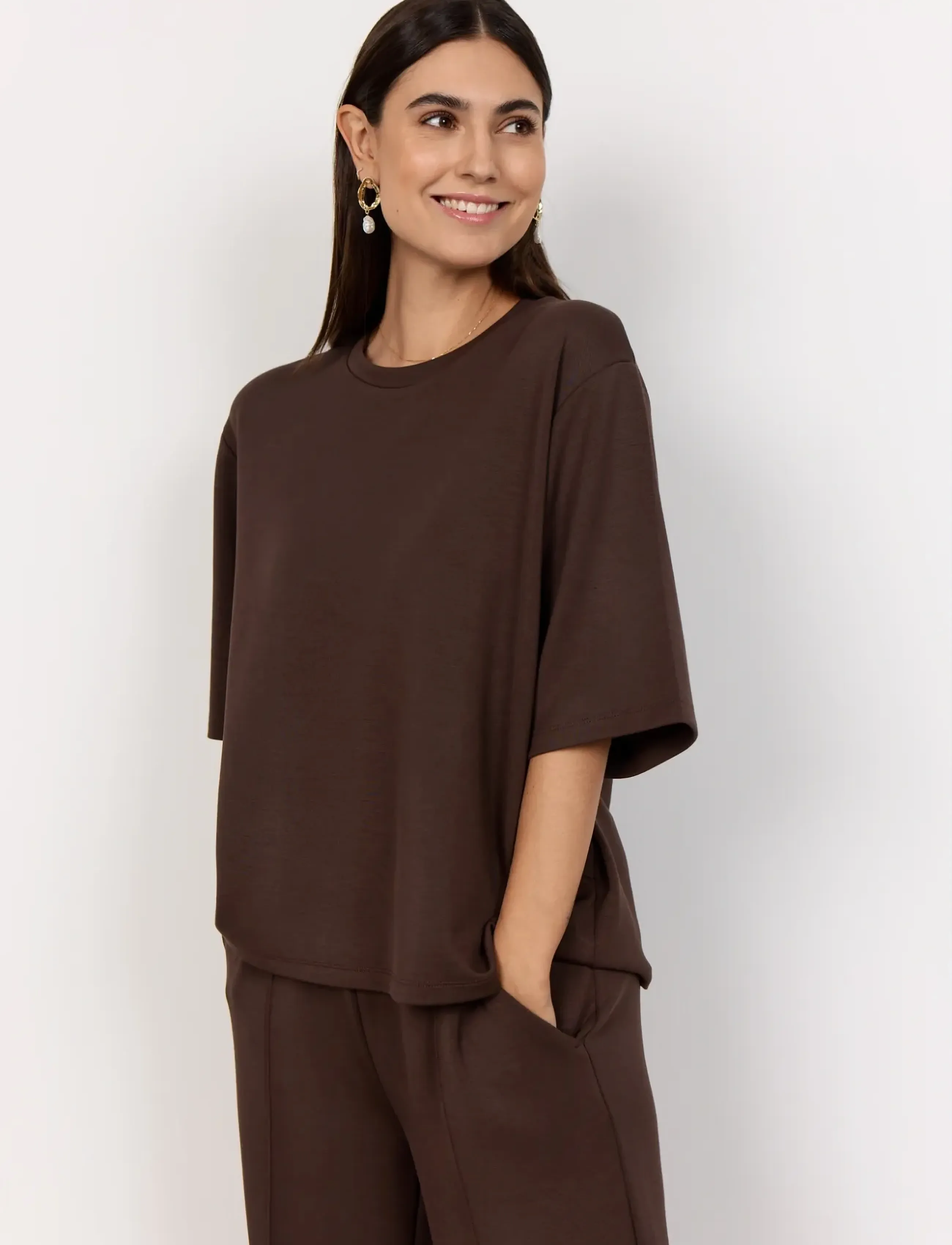 Soyaconcept SC-BANU - T-paidat & topit - 8694 HOT FUDGE / brown