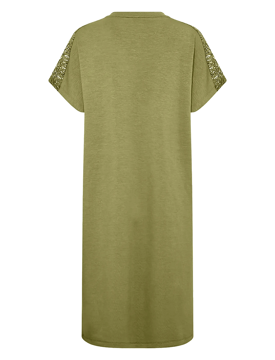 Soyaconcept - SC-BANU - t-shirt-kleider - calliste green - 1
