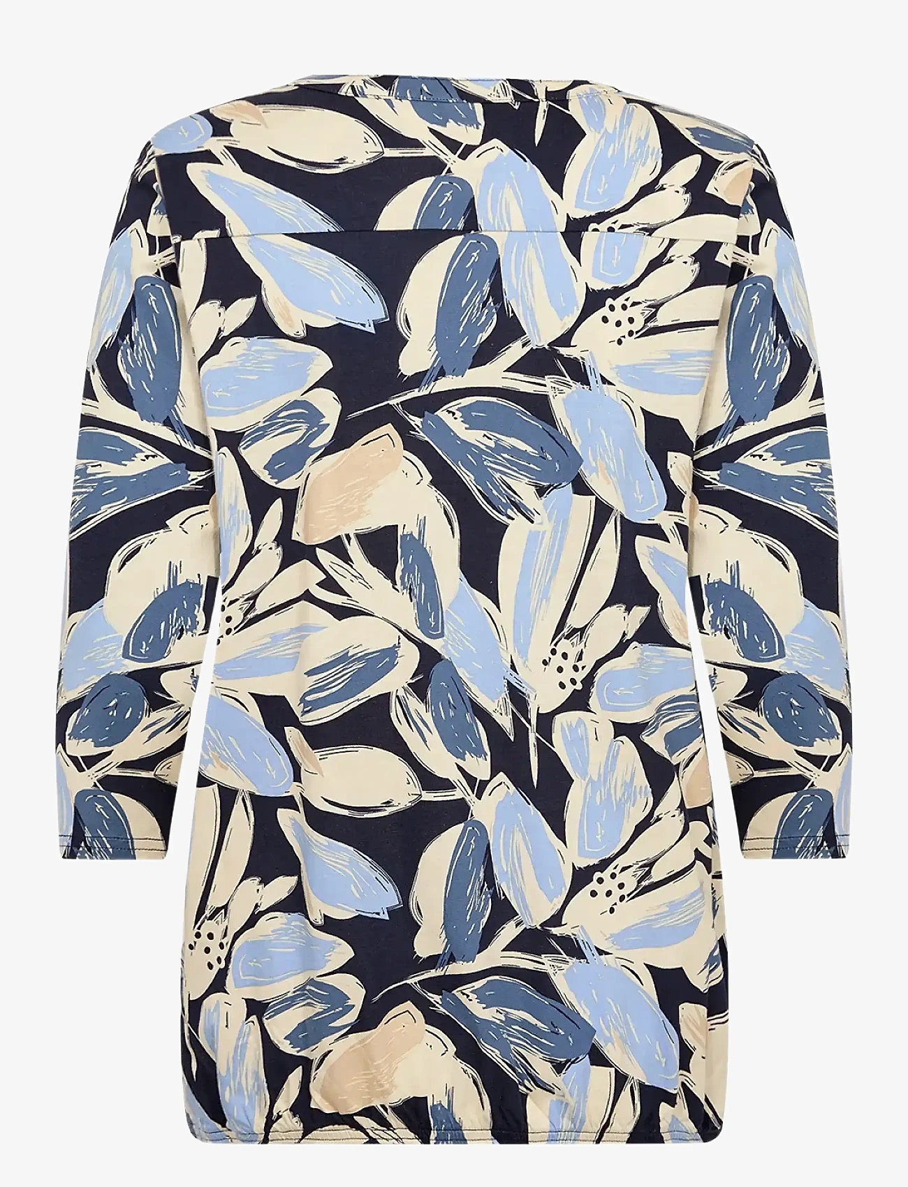 Soyaconcept - SC-FELICITY AOP - langärmlige blusen - 6252c hydrangea combi - 1