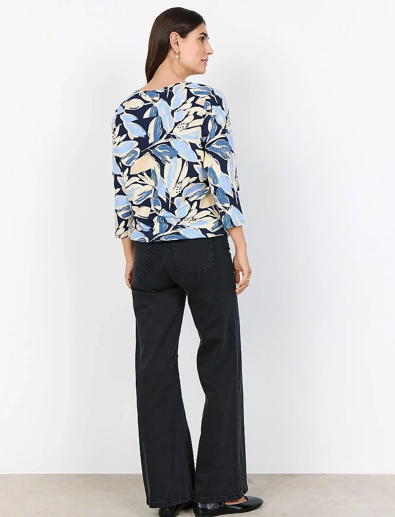 Soyaconcept - SC-FELICITY AOP - langärmlige blusen - 6252c hydrangea combi - 3