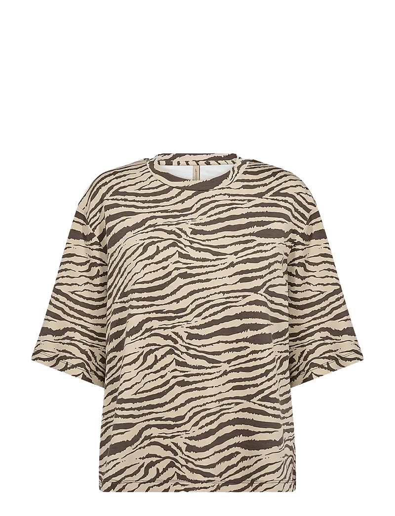 Soyaconcept - SC-SALOME - t-skjorter - 8694c hot fudge combi - 1