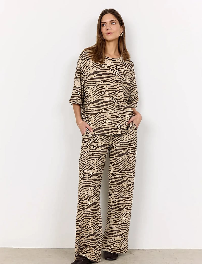 Soyaconcept - SC-SALOME - t-skjorter - 8694c hot fudge combi - 3