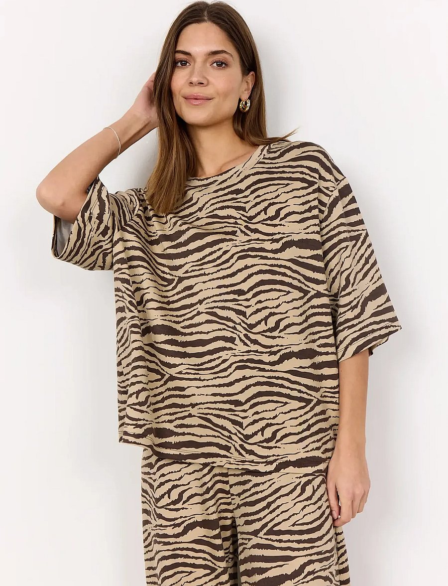 Soyaconcept - SC-SALOME - t-krekli - 8694c hot fudge combi - 4