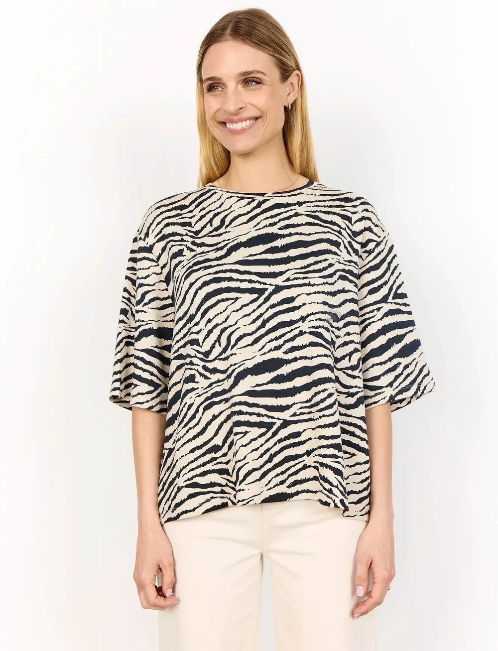 Soyaconcept - SC-SALOME - t-shirts - 9999 black combi - 0