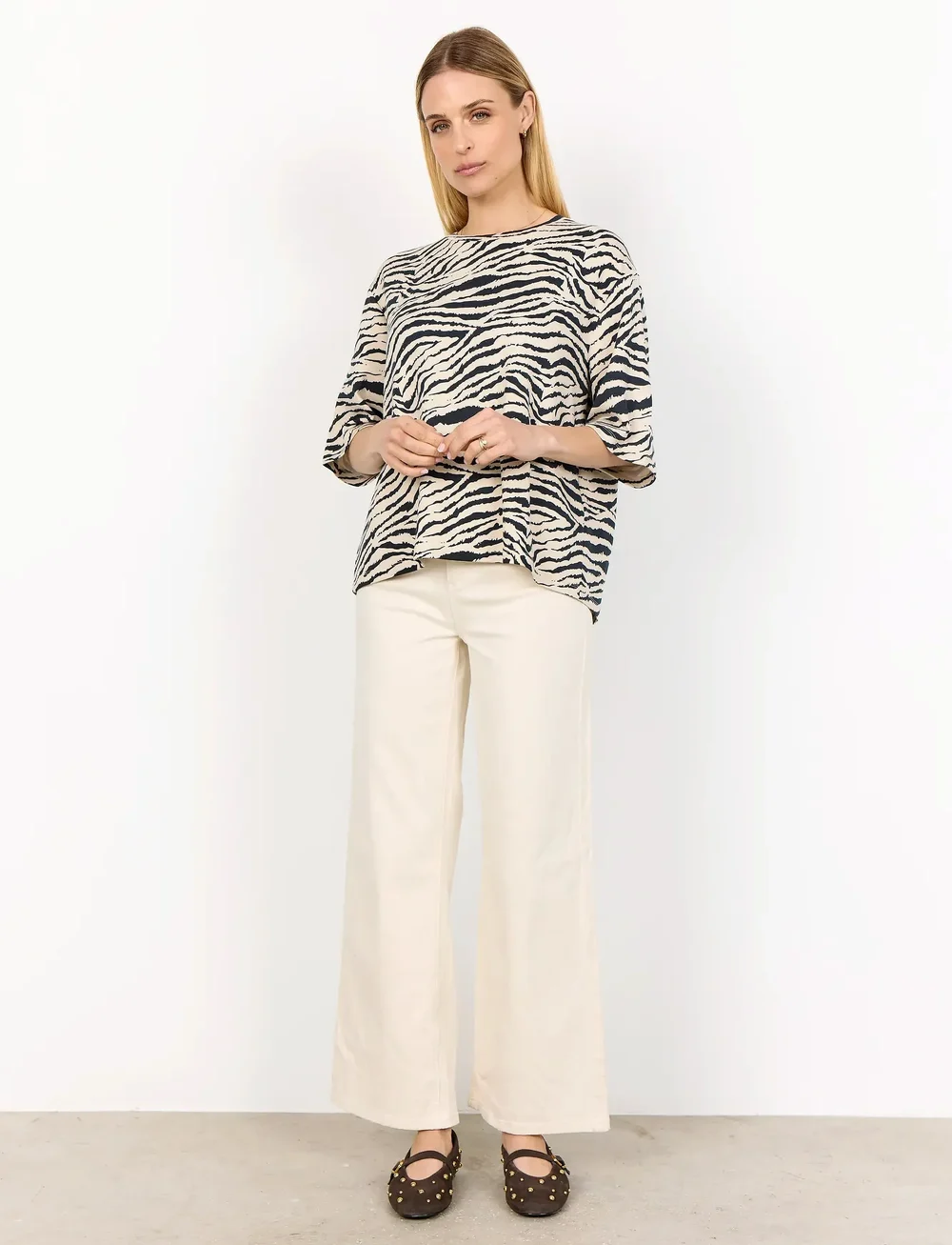 Soyaconcept - SC-SALOME - t-shirts - 9999 black combi - 4