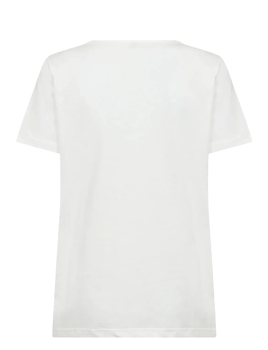 Soyaconcept - SC-DERBY FP - t-shirts - 1100 offwhite - 2