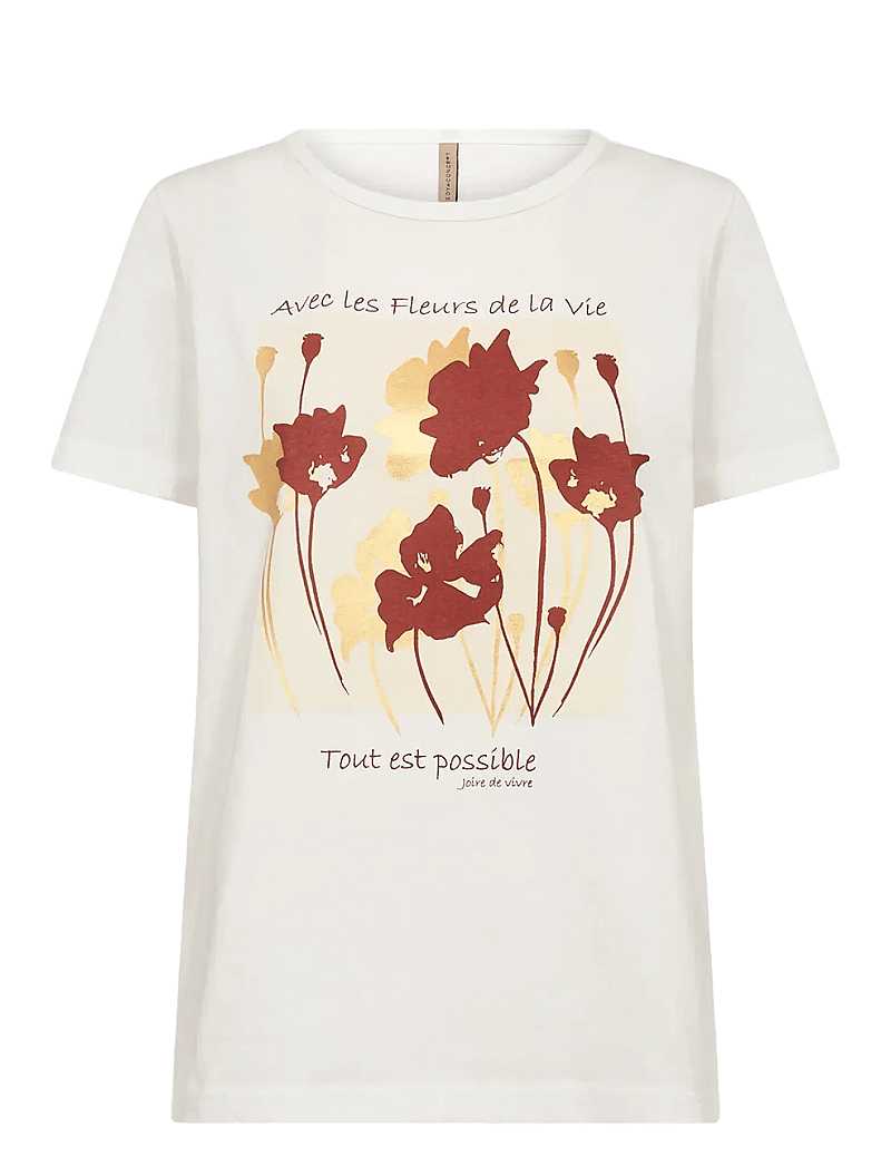 Soyaconcept - SC-DERBY FP - t-shirts - 4577 mineral red - 0