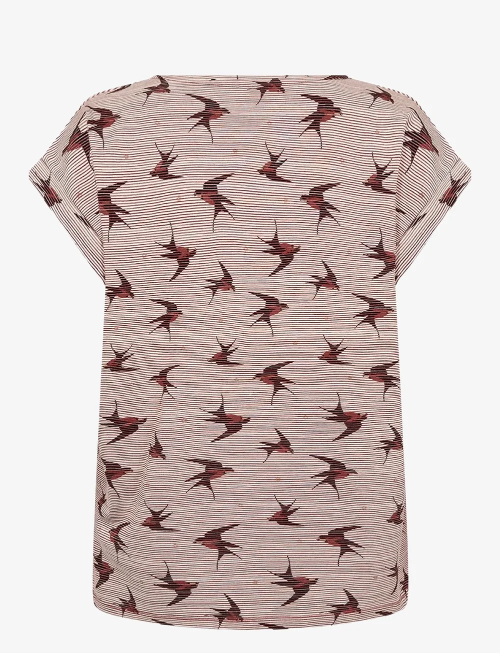 Soyaconcept - SC-GALINA - t-shirts - 4577c mineral red combi - 2