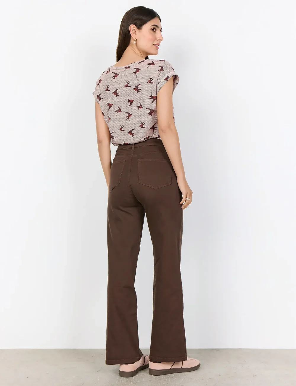 Soyaconcept - SC-GALINA - t-shirts - 4577c mineral red combi - 3