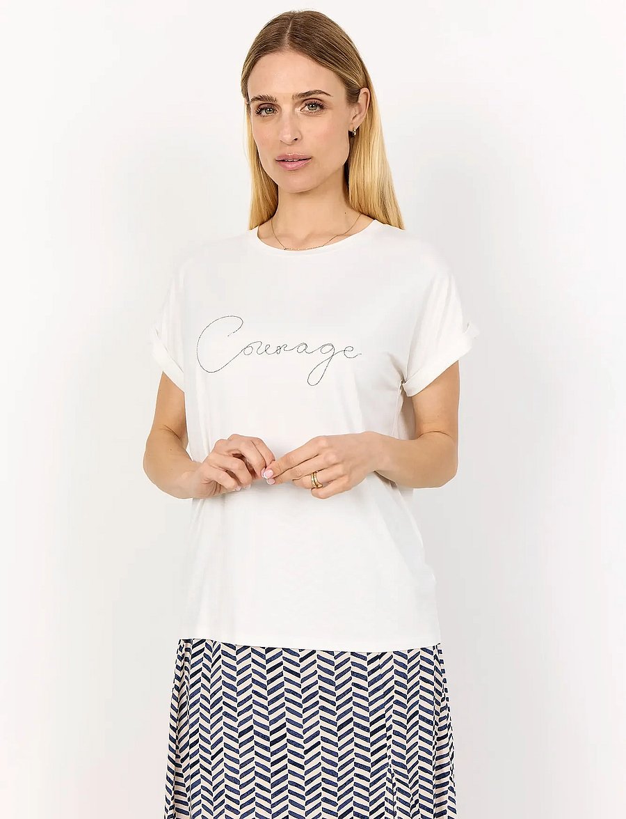 Soyaconcept - SC-MARICA - t-shirts - 1100 offwhite - 0