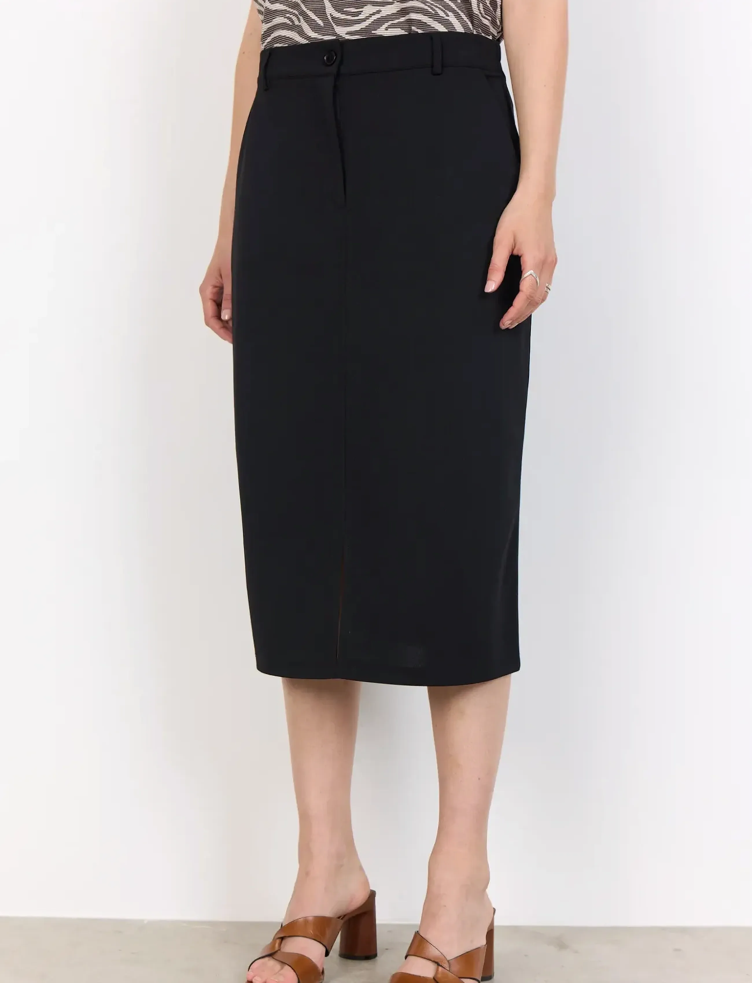 Soyaconcept - SC-SIHAM - midi nederdele - 9999 black - 4