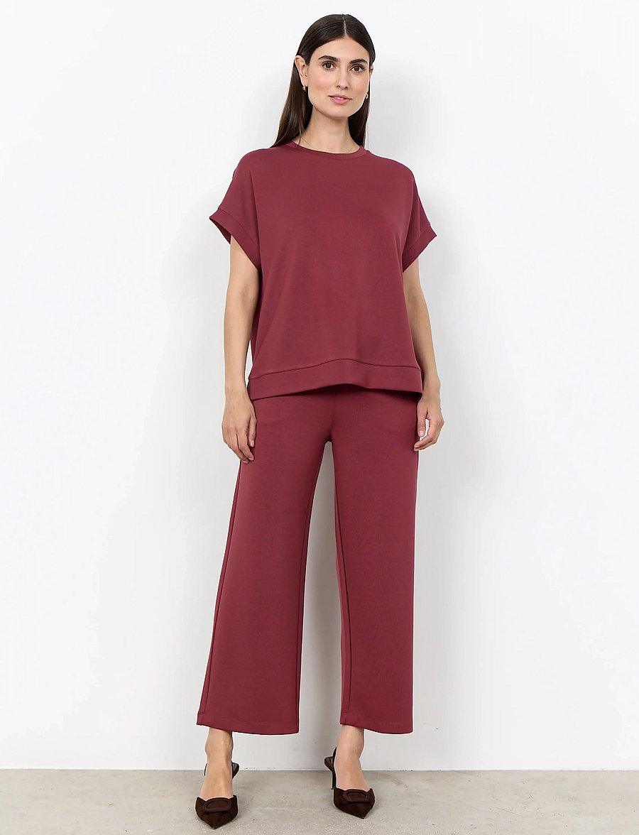Soyaconcept - SC-BANU - lühikeste varrukatega pluusid - 4985 oxblood red - 3