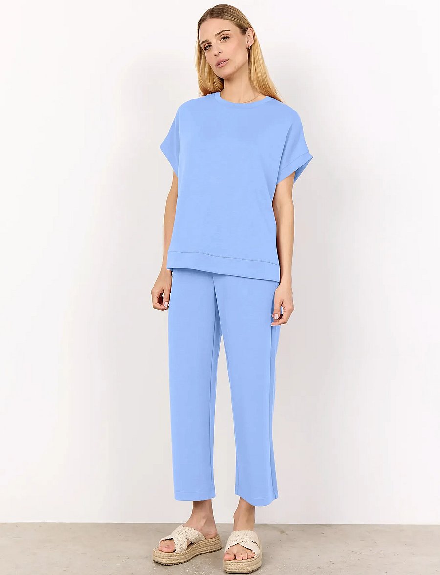 Soyaconcept - SC-BANU - kurzärmelige blusen - 6252 hydrangea - 4
