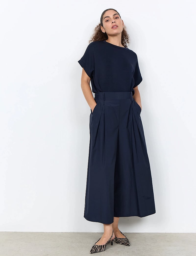 Soyaconcept - SC-BANU - kortærmede bluser - 6910 navy - 3