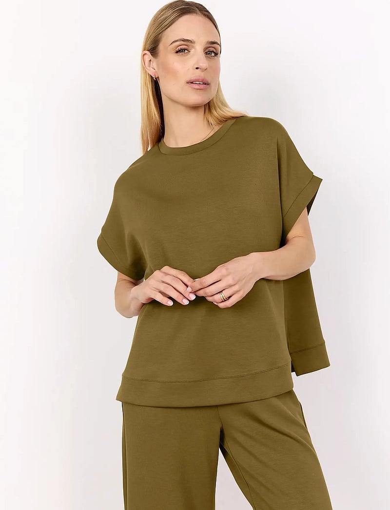 Soyaconcept - SC-BANU - t-shirts - 7230 misty olive - 0