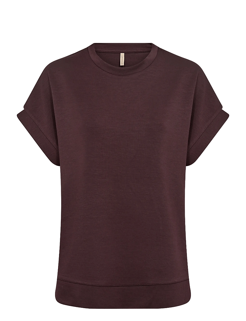 Soyaconcept - SC-BANU - kurzämlige blusen - 8980 chocolate plum - 1