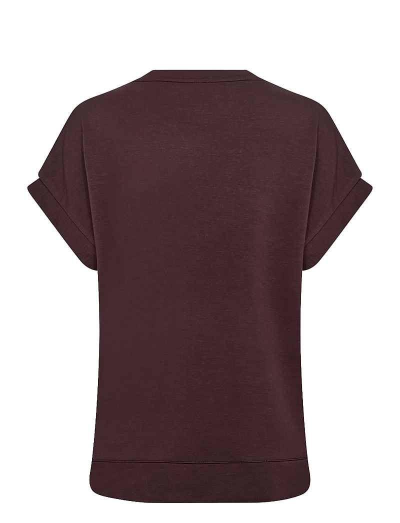Soyaconcept - SC-BANU - kurzämlige blusen - 8980 chocolate plum - 2