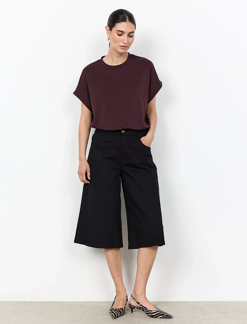 Soyaconcept - SC-BANU - kurzämlige blusen - 8980 chocolate plum - 3