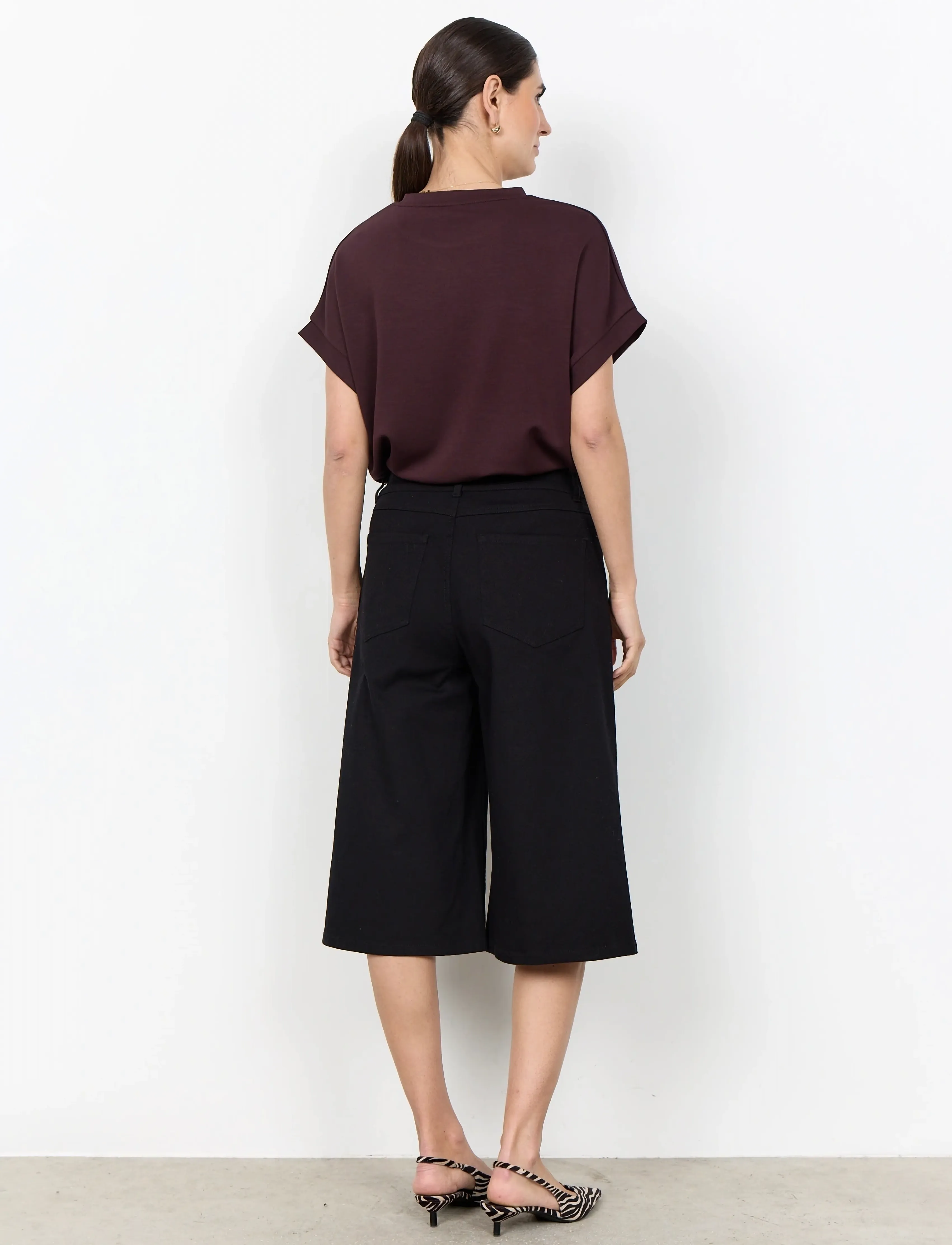 Soyaconcept - SC-BANU - short-sleeved blouses - 8980 chocolate plum - 4