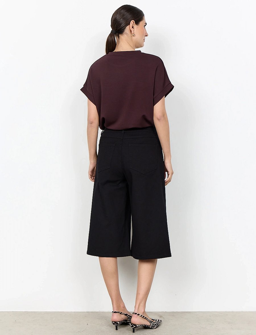 Soyaconcept - SC-BANU - kurzärmelige blusen - 8980 chocolate plum - 4