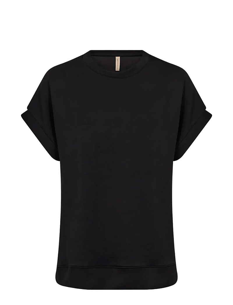 Soyaconcept - SC-BANU - kurzämlige blusen - 9999 black - 1