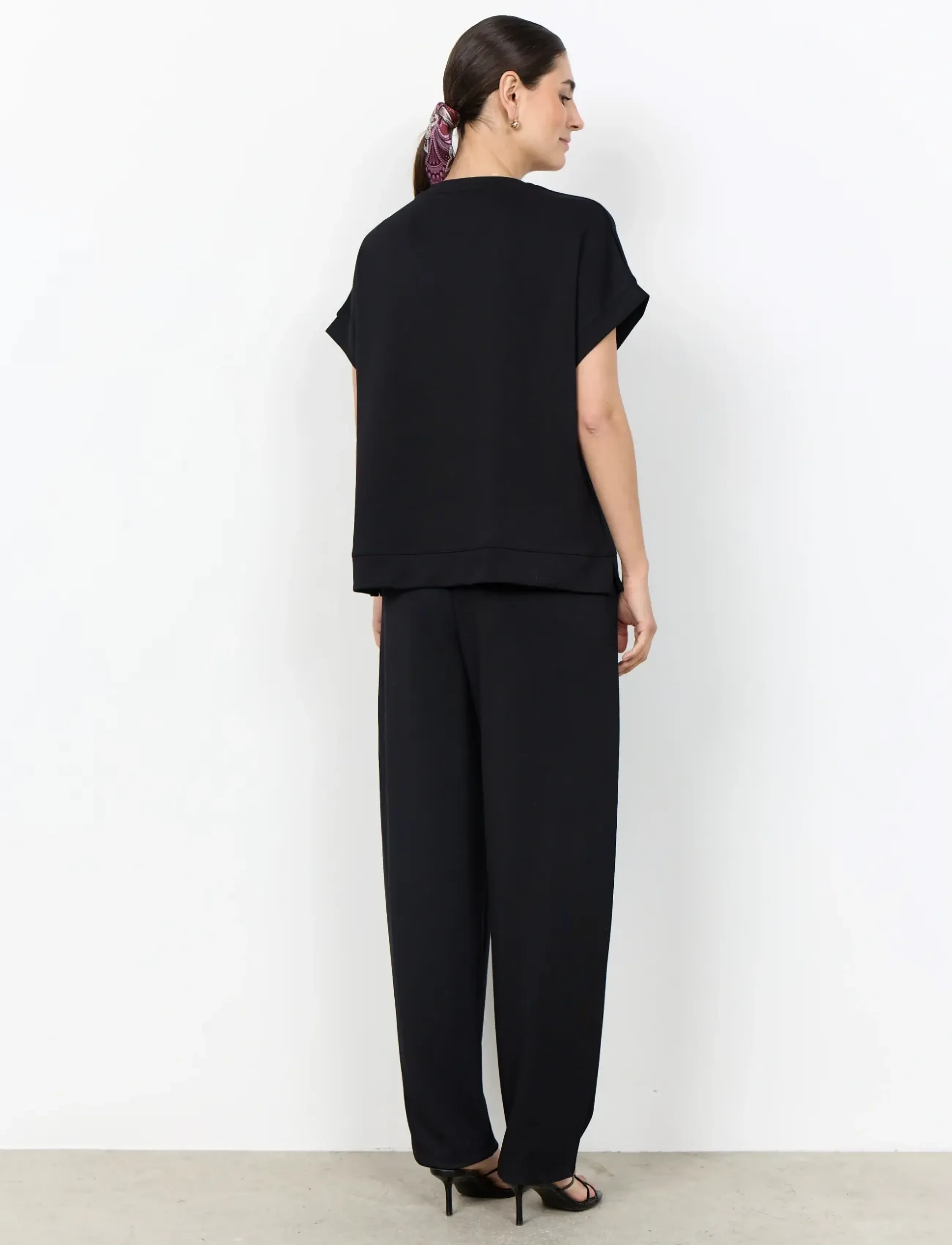 Soyaconcept - SC-BANU - lühikeste varrukatega pluusid - 9999 black - 3