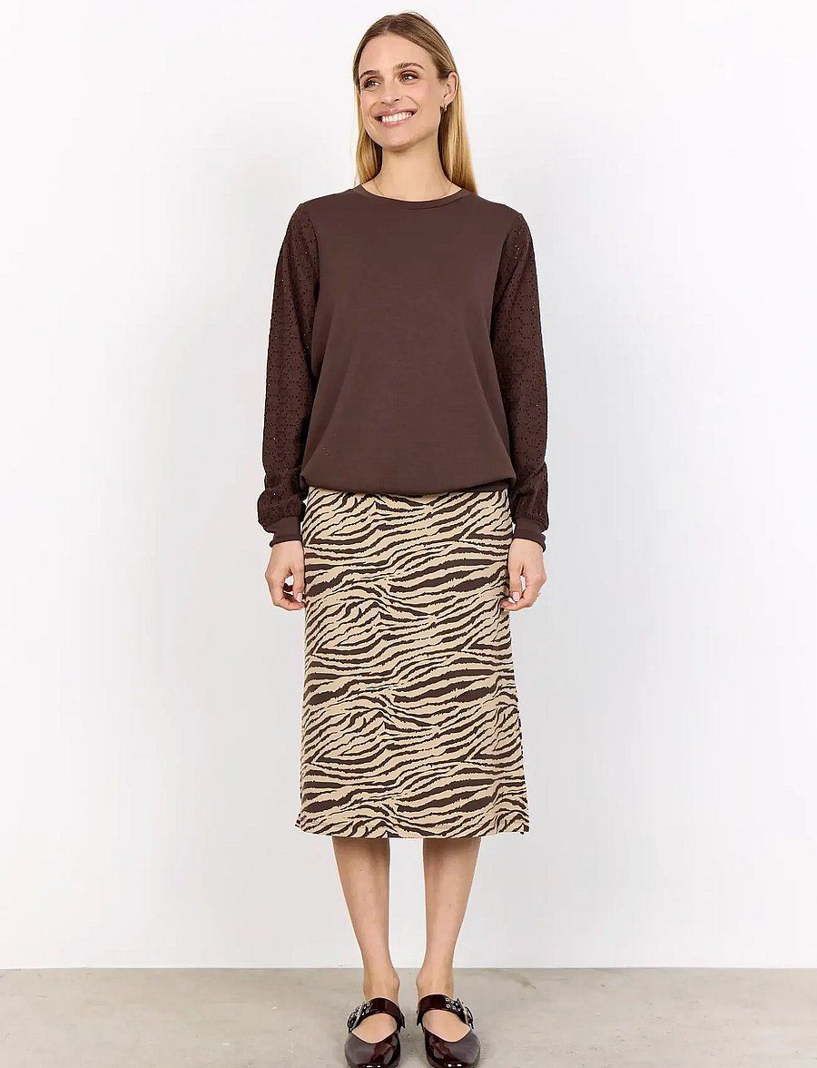 Soyaconcept - SC-BANU - sweatshirts - 8694 hot fudge - 4