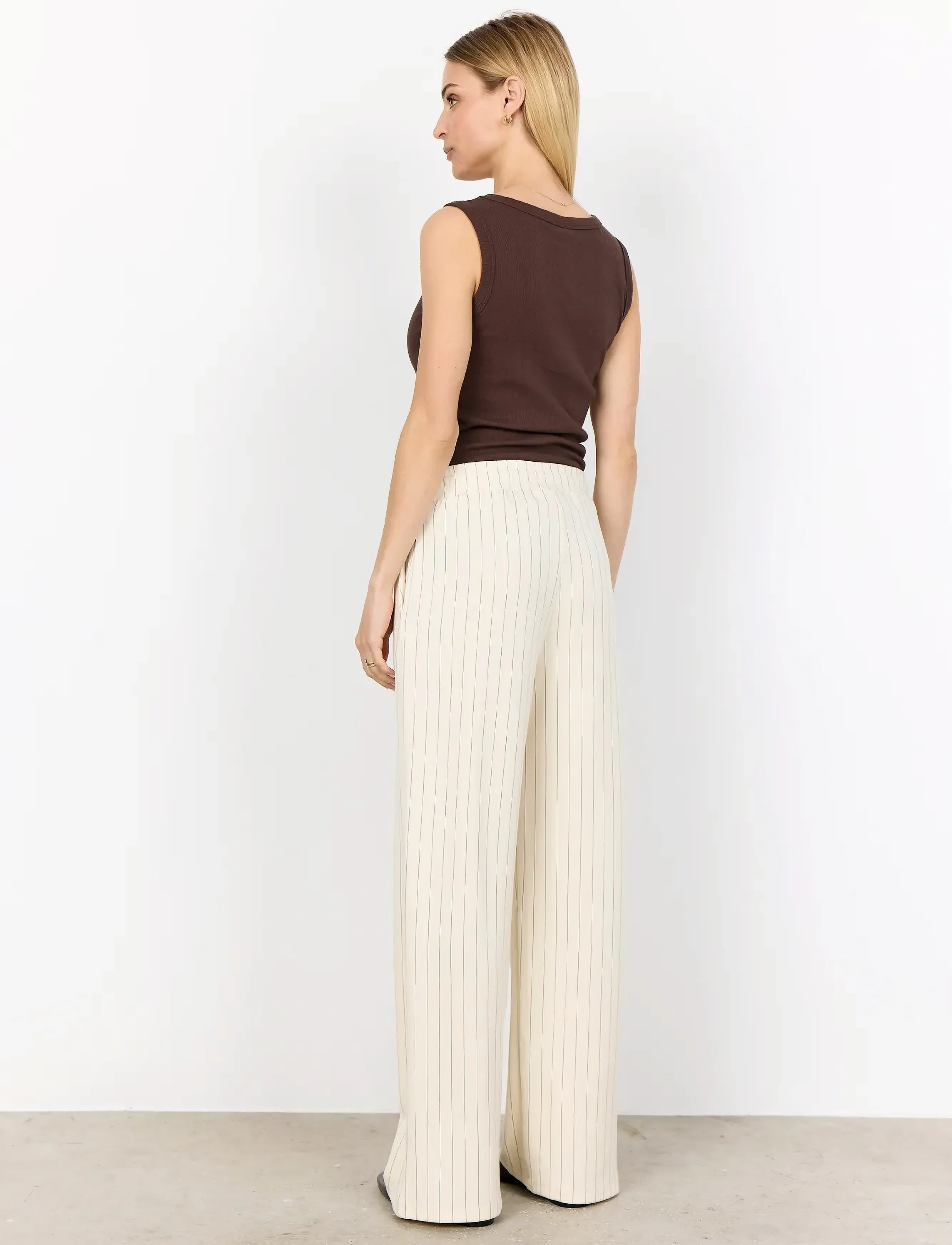 Soyaconcept - SC-SIRI - straight leg hosen - 1620 cream combi - 3