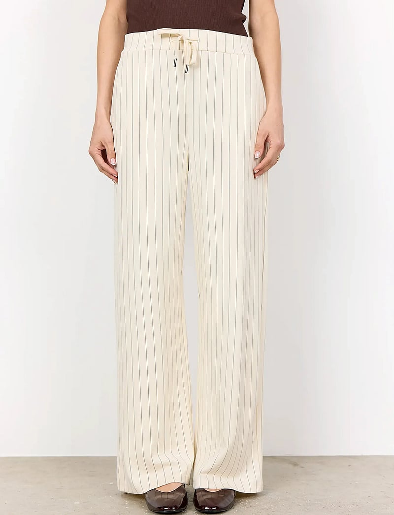 Soyaconcept - SC-SIRI - rette bukser - 1620 cream combi - 4