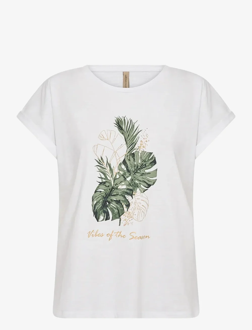 Soyaconcept - SC-BABETTE FP - t-shirts - white - 1